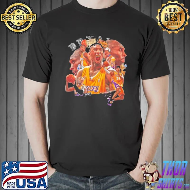 Vintage Kobe Bryant black mamba shirt