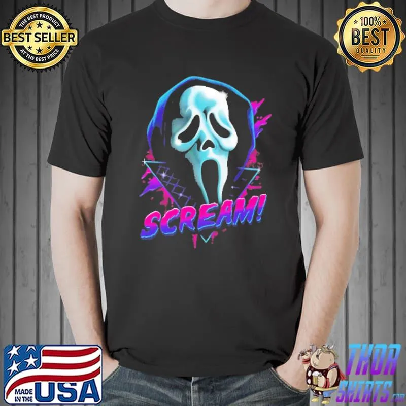 Wallpapers of ghostface neon shirt