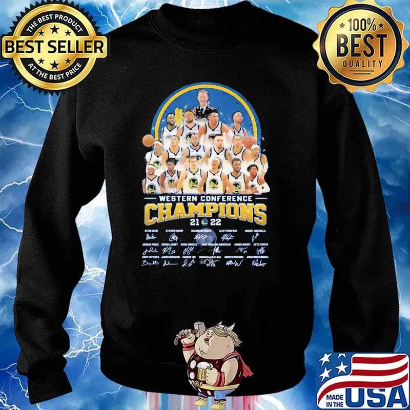 Western conference champions 2021 signatures s Sweater