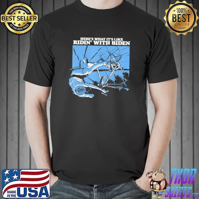 What it's like ridin with Biden bicycle fall bike fall shirt