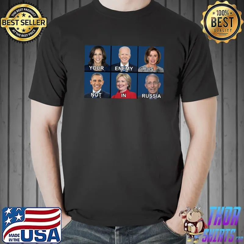 Your enemy is not in russia biden obama shirt