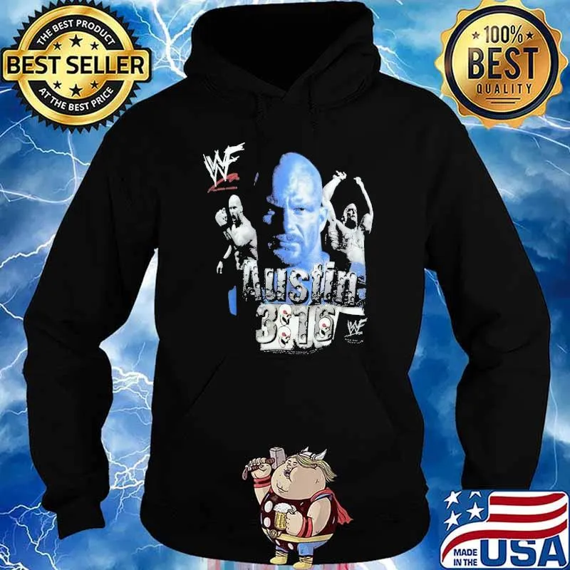 1998 Stone Cold Steve Austin WWF World Wrestling Shirt Hoodie