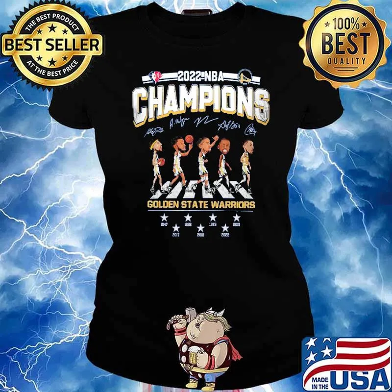2022 NBA Champions Golden State Warrior Shirt Ladies tee