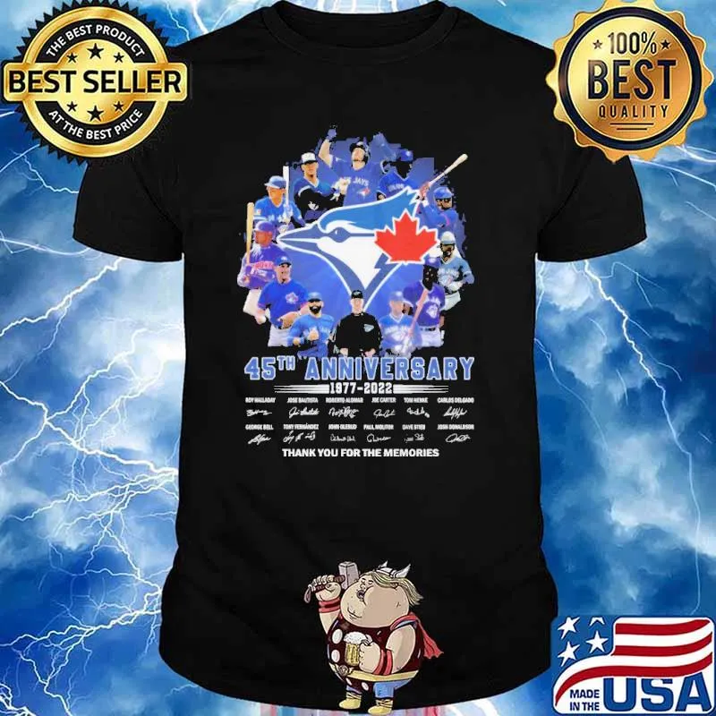 45th Anniversary 1977 2022 Thank You For The memories Shirt