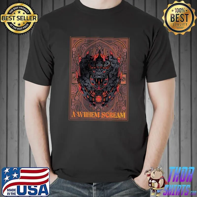 A Whhem Scream With Ornament Border T-Shirt