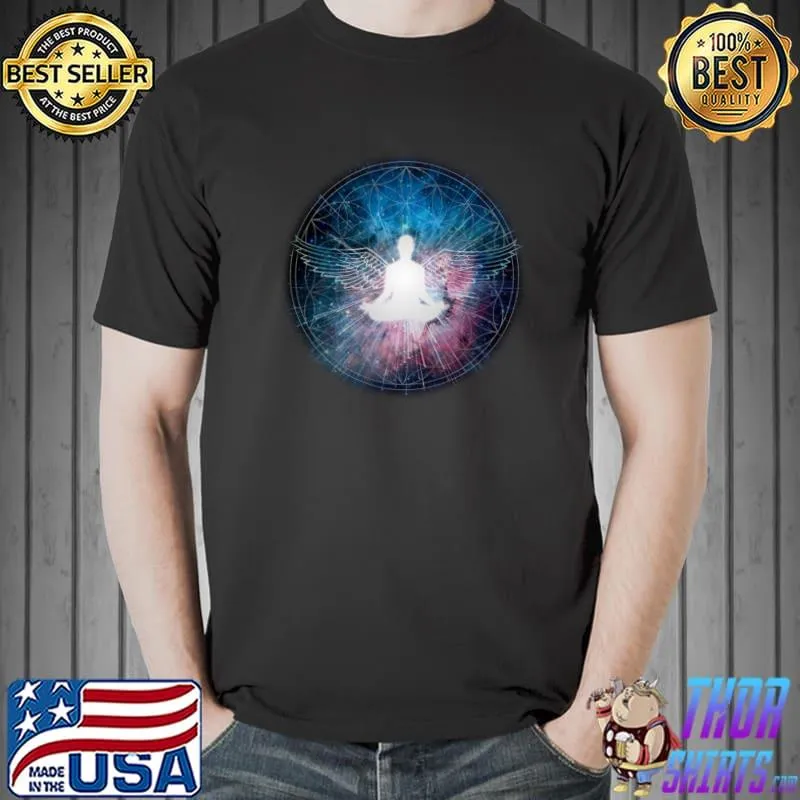 Angel Wings Lightbody Ascension Meditation T-Shirt