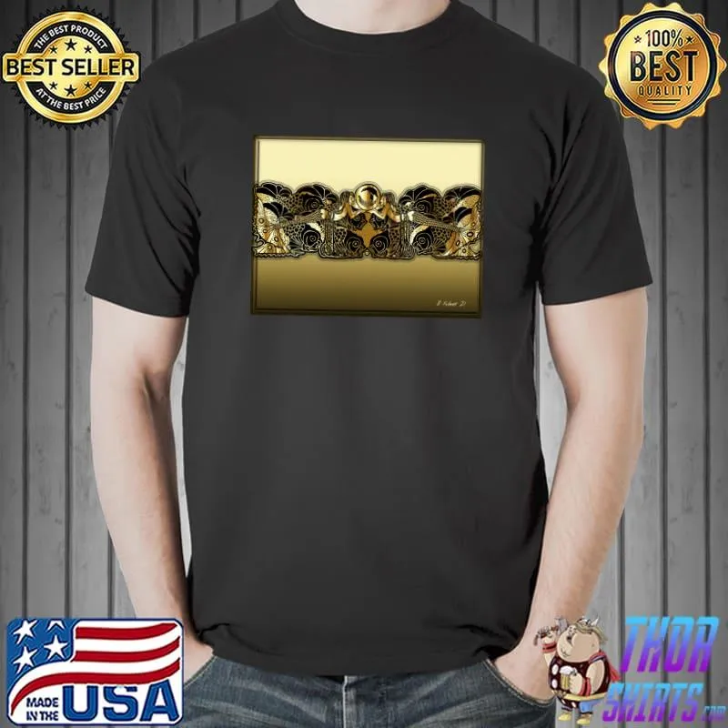 Antique Mermaids in Gold T-Shirt