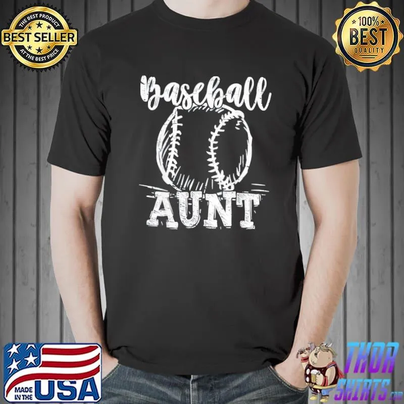 Baseball aunt love baseball shirt