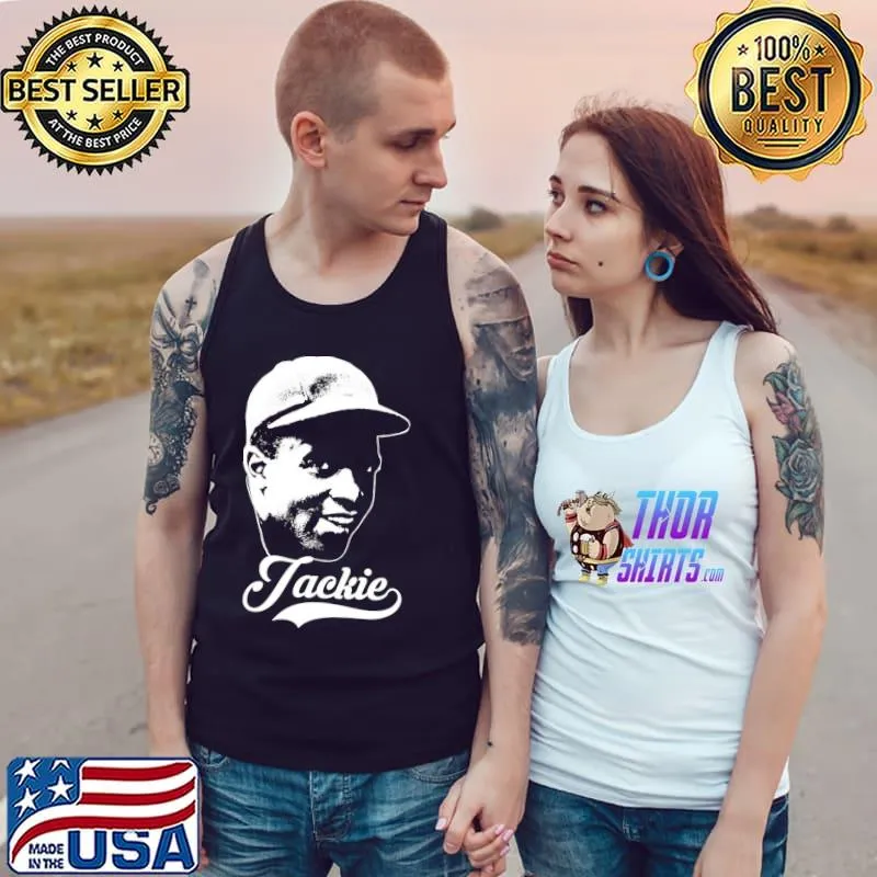 Baseball jackie the white stencil s Tank Top
