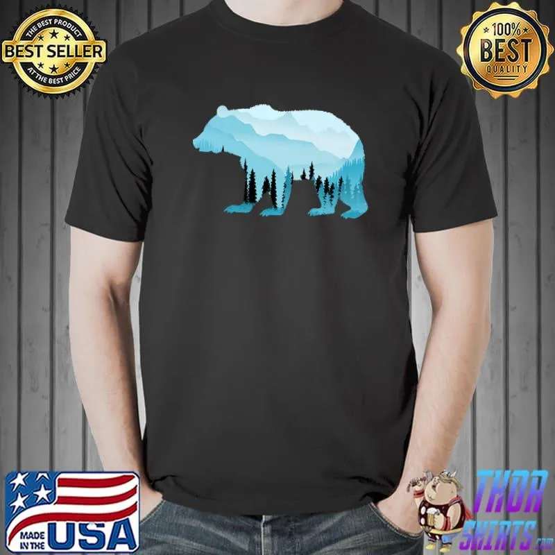 Bear Exposure Preserve Surreal Wildlife Animal T-Shirt
