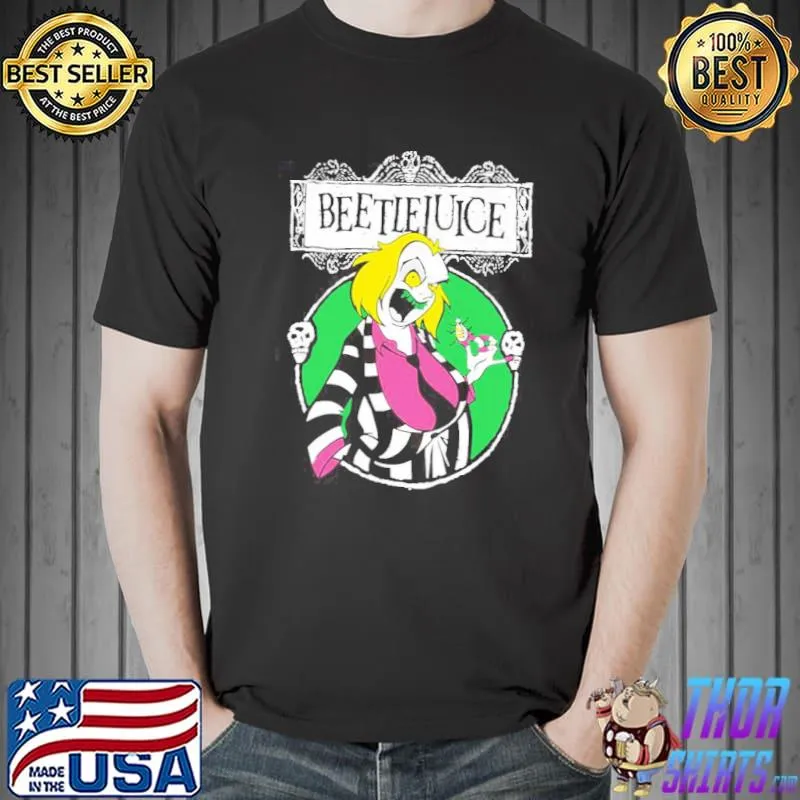 Beetlejuice cartoon shirt
