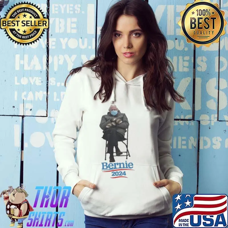 Bernie meme bernie sanders 2024 mittens s Hoodie