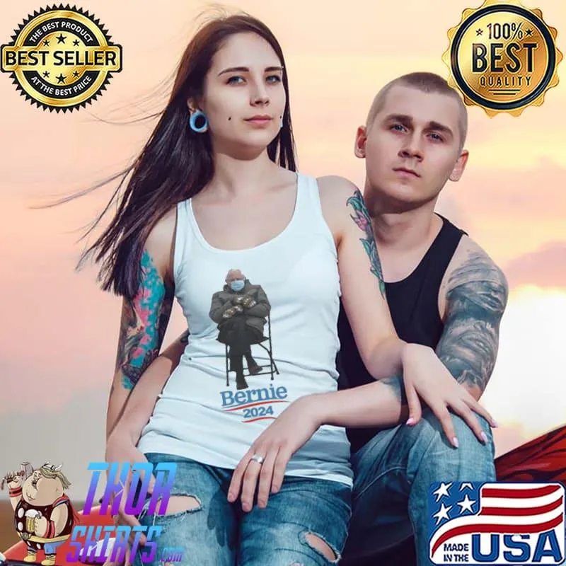 Bernie meme bernie sanders 2024 mittens s Tank Top