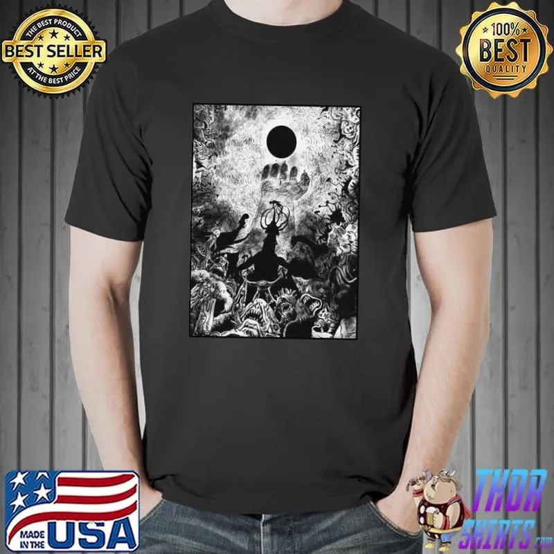Berserk hand of god anime shirt
