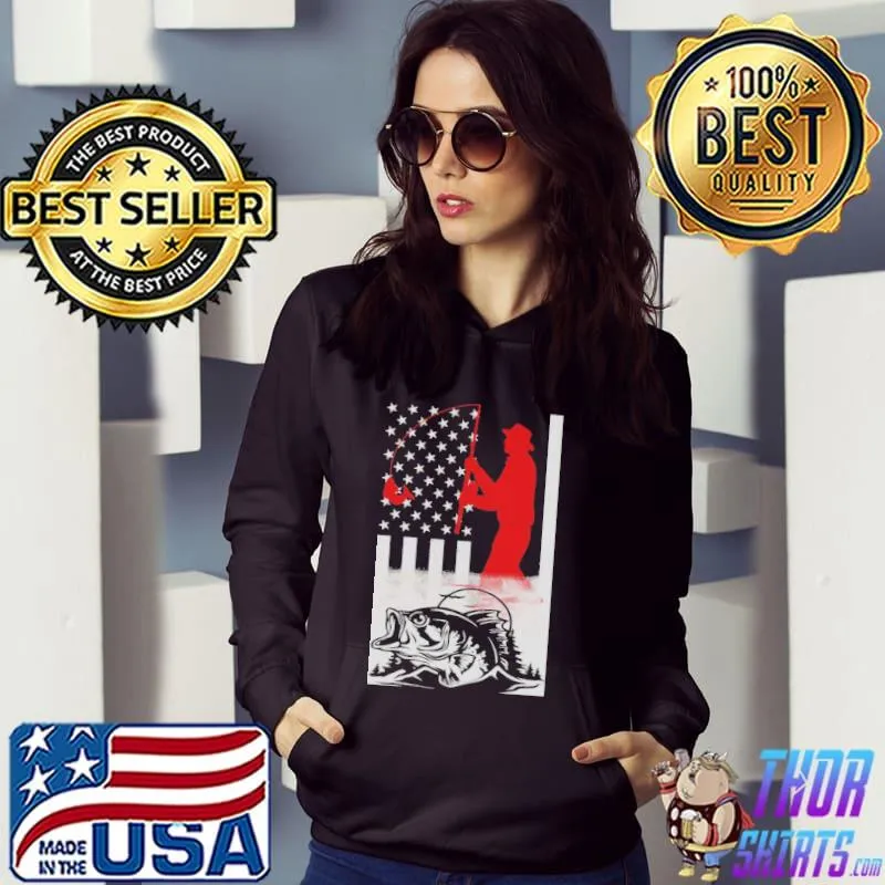 Big Fisherman Flag - Love Fishing Shirt Hoodie