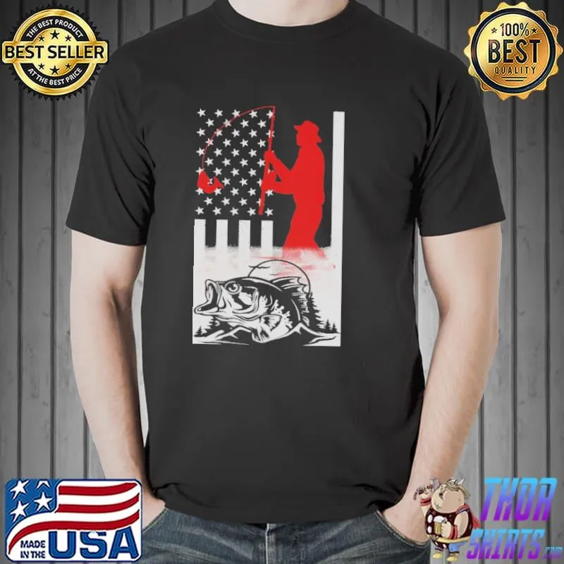 Big Fisherman Flag - Love Fishing Shirt