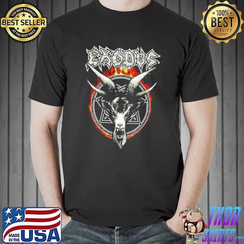 Bloodstock tour 2022 band graphic Exodus rock band shirt