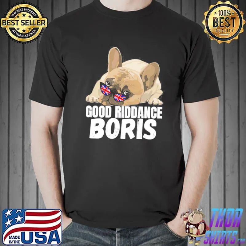 Boris johnson resigns bye shirt