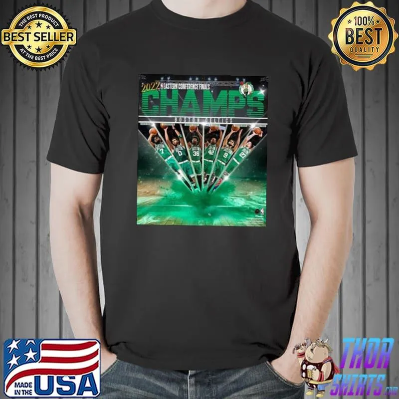 Boston celtics fanatics authentic 2022 eastern conference champions shirt