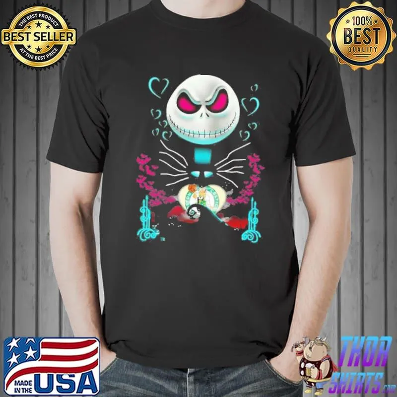 Boston celtics Jack skellington sally the nightmare before christmas shirt