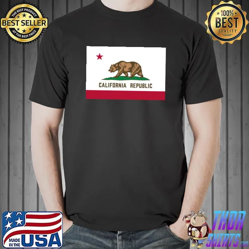 California republic red box T-Shirt