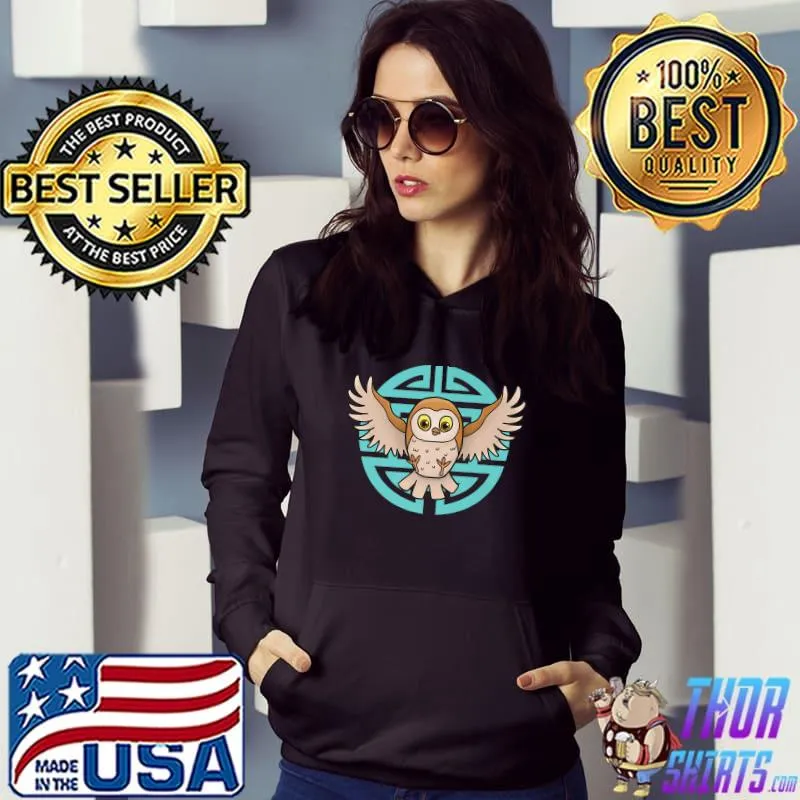 Cartoon Owl T-Shirt Hoodie