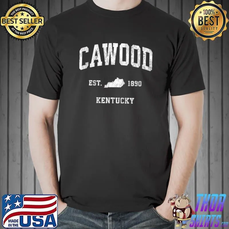Cawood Kentucky Est 1890 Vintage Athletic Sports T-Shirt