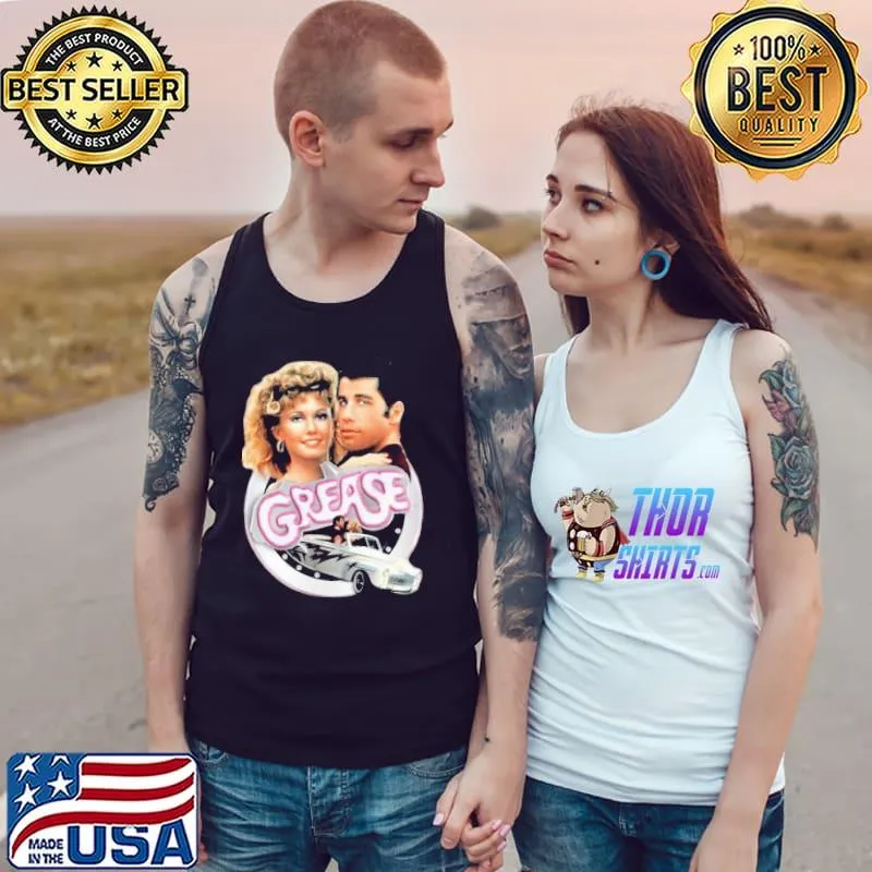 Characters grease summer vintage design s Tank Top