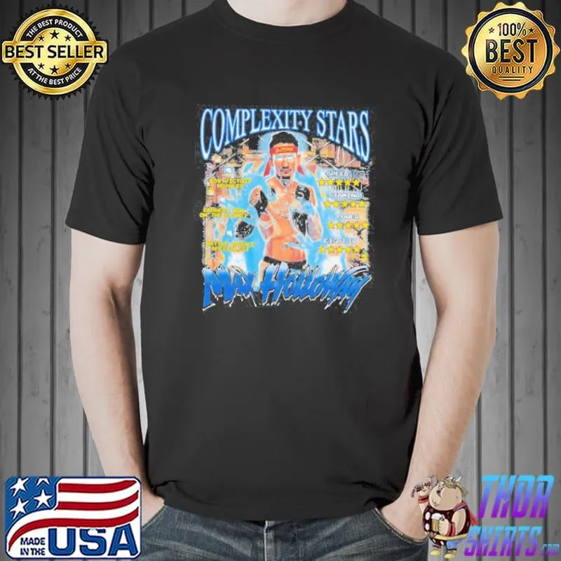 Complexity Stars Max Holloway MMA Shirt