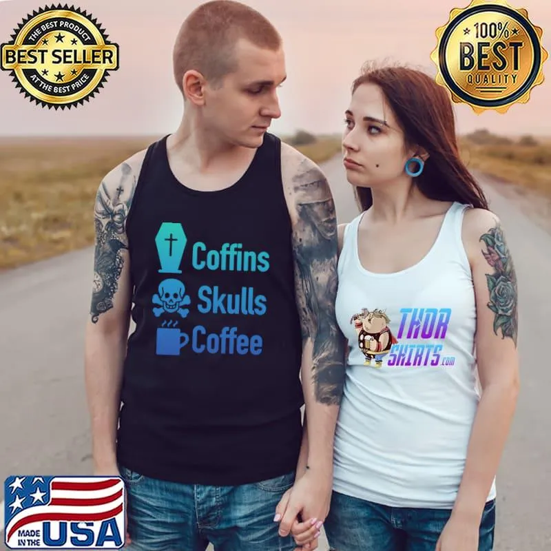 Corroded Coffin Eddie Munson Hawkins Stranger Things Coffee T-Shirt Tank Top