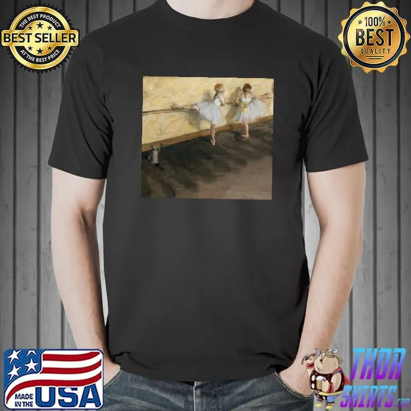Dancers practicing at the barre (1877) T-Shirt