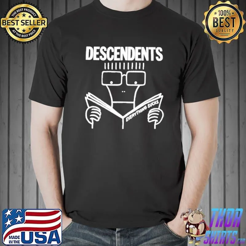 Descendents everything sucks s oath keeper jason van tatenhove shirt