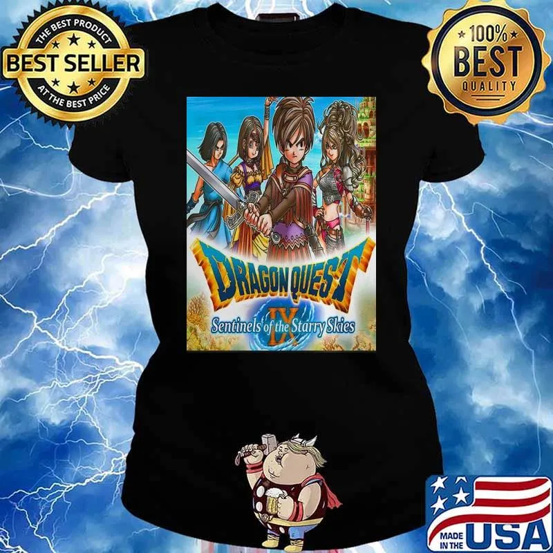 Dragon quest ix artwork game s Ladies tee