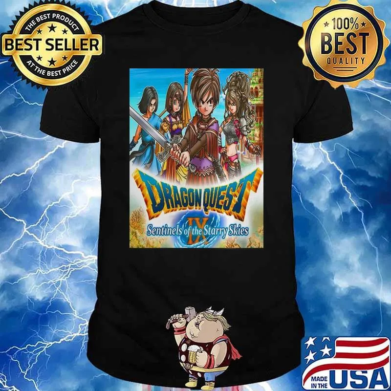 Dragon quest ix artwork game shirt