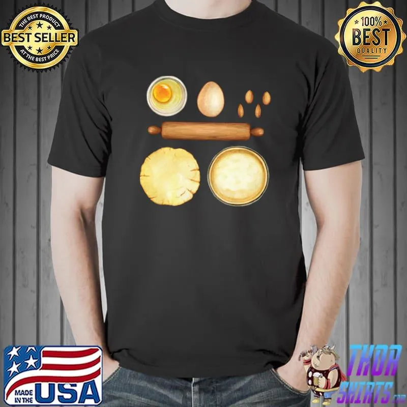 Egg Almonds Pan and Rolling Pin T-Shirt