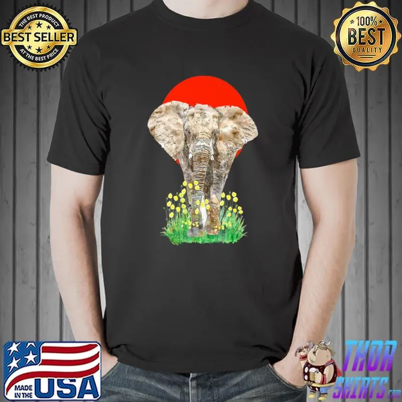 Elephant Wild Animal Aesthetic T-Shirt