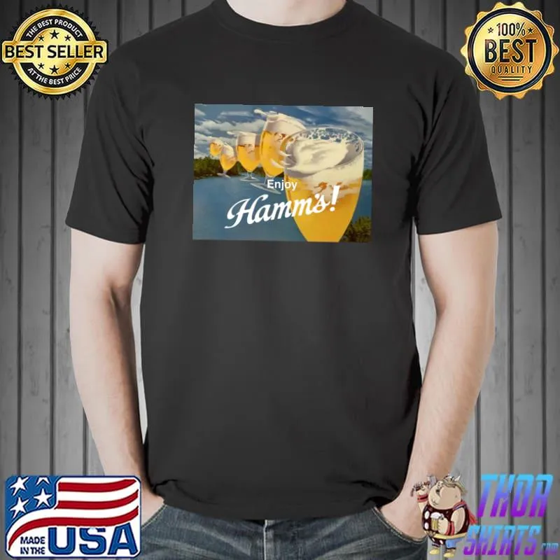 Enjoy Hamm's Flying Glasses T-Shirt