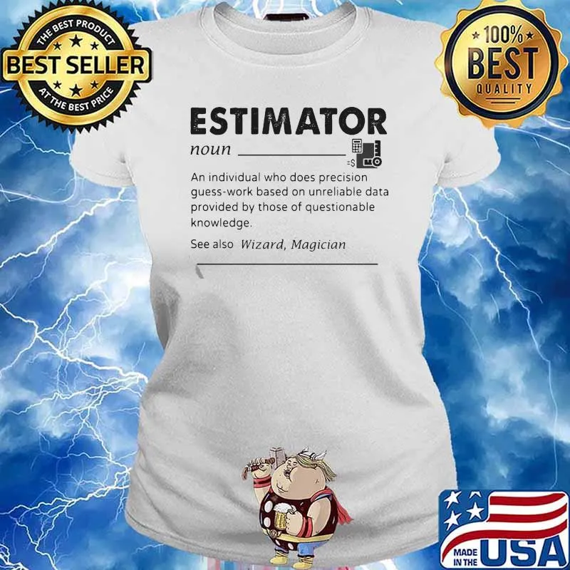 Estimator noun see also wizard magician s Ladies tee