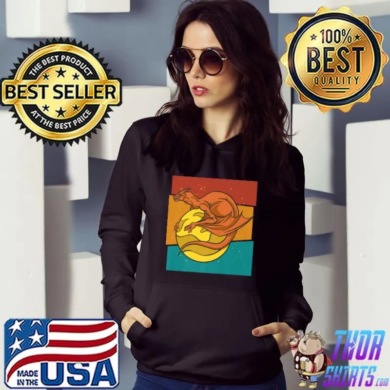 Fantasy Galaxy Dragon Planet T-Shirt Hoodie