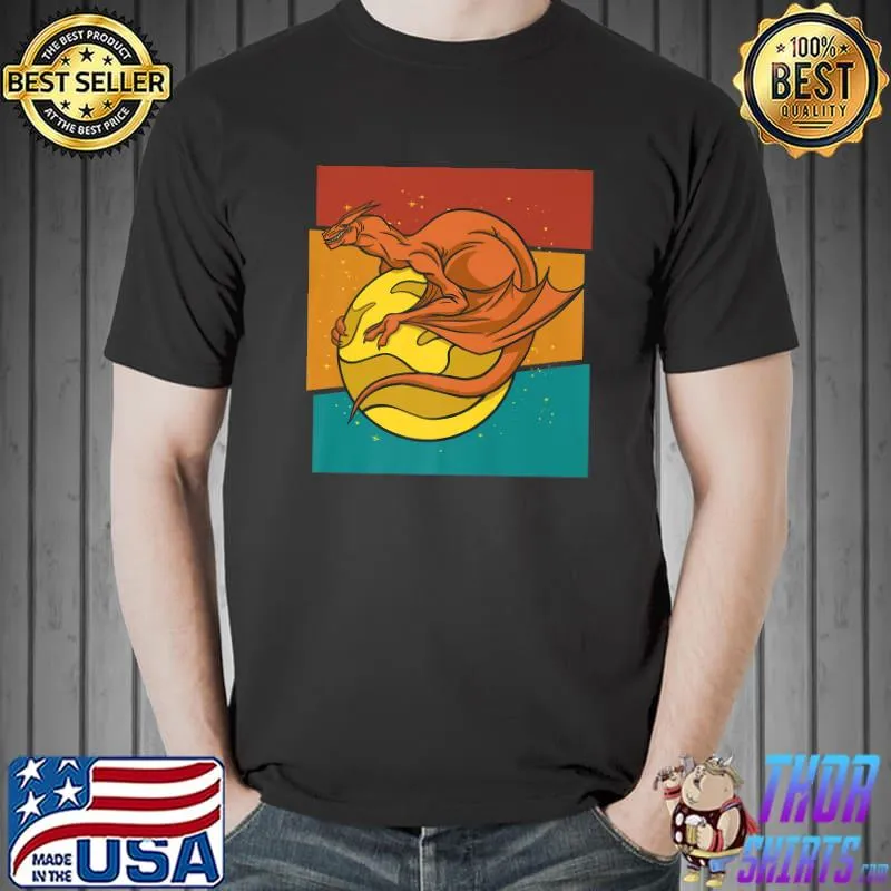 Fantasy Galaxy Dragon Planet T-Shirt