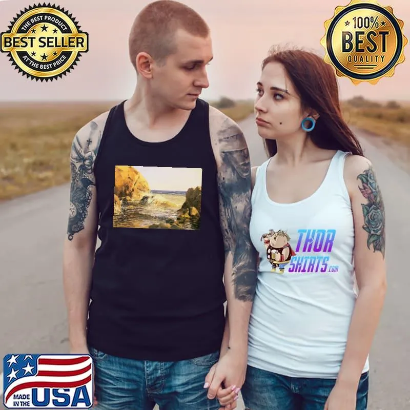 Ferdynand Ruszczyc Morze I Skaly T-Shirt Tank Top