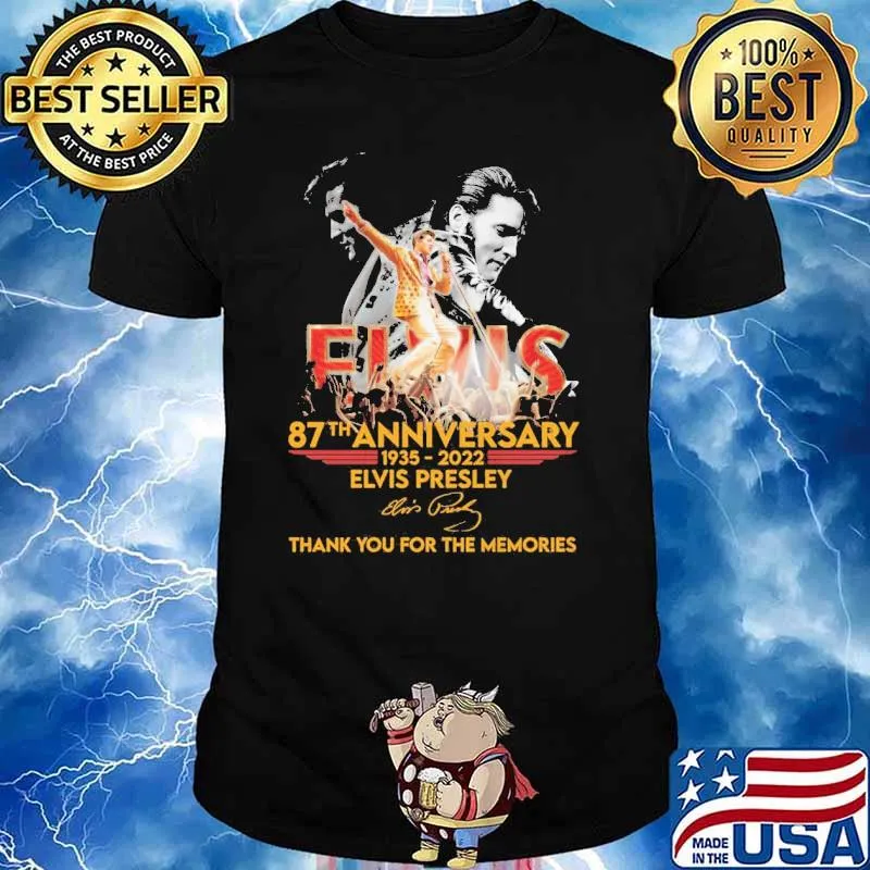 Funs 87th Anniversary Elvis Presley Shirt