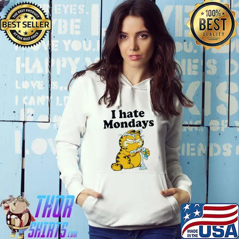 Garfield I hate mondays cat cat lovers kitten garfield s Hoodie