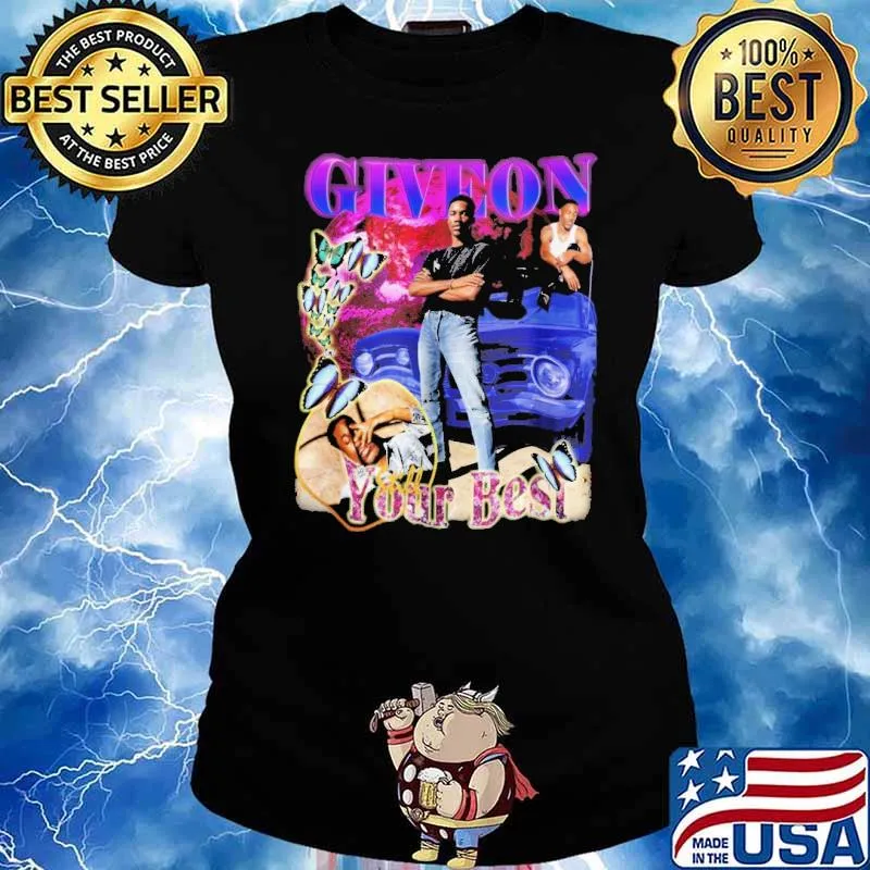 Giveon r&b singer inspired 90s bootleg rap old school s Ladies tee