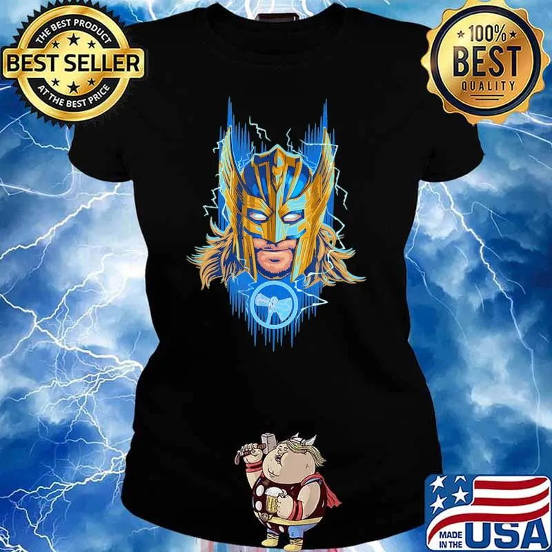 Golden armor Thor love and thunder s Ladies tee