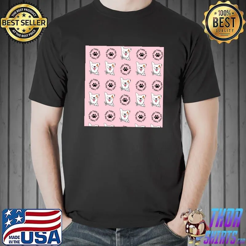 Happy Happy Guy! Dog T-Shirt