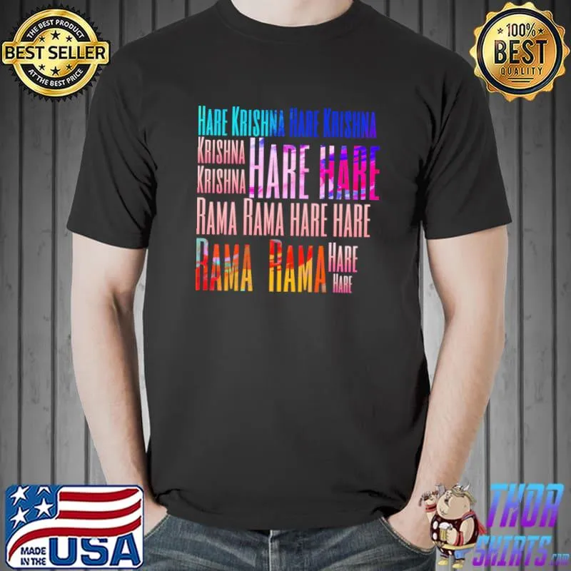 Hare Krishna maha mantra tye die T-Shirt
