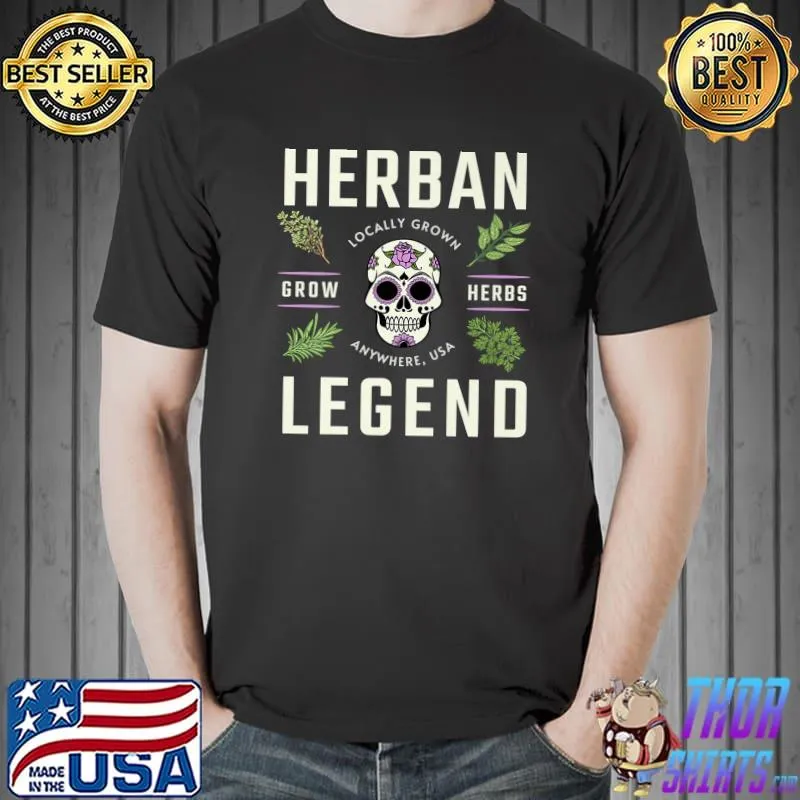 Herban Legend Rebellious Gardener Herb Chef T-Shirt