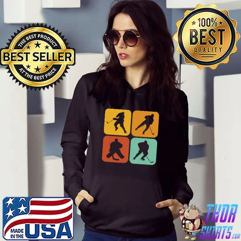 Ice Hockey Retro T-Shirt Hoodie
