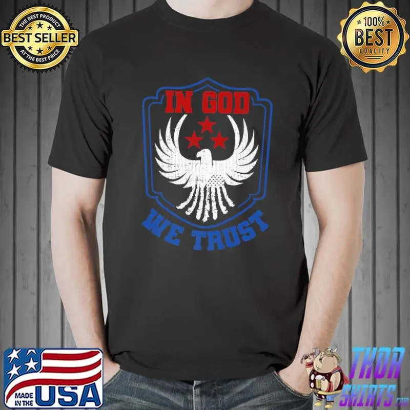 In God We Trust Patriotic Eagle T-Shirt